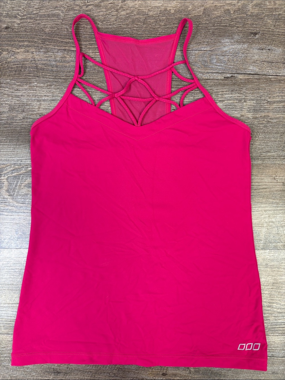 Lorna Jane Pink Strappy Back Active Tank Top Fits Like Medium